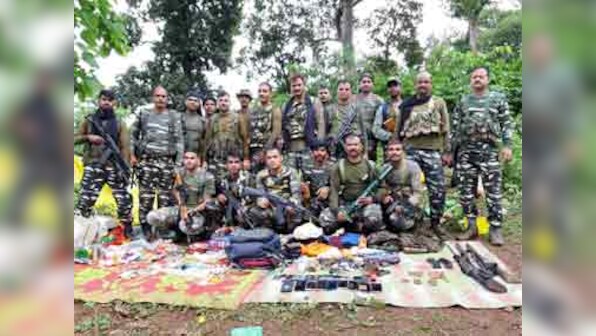 Security forces gun down Maoist in Jharkhand's in West Singbhum district, seize huge cache of arms