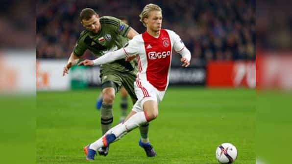 Ligue 1: Kasper Dolberg strikes twice in Nice's win over Lyon; second-placed Marseille falter as PSG increase lead to 12 points