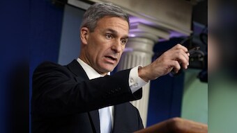 US official Ken Cuccinelli claims Statue of Liberty poem welcoming immigrants applies only to Europeans