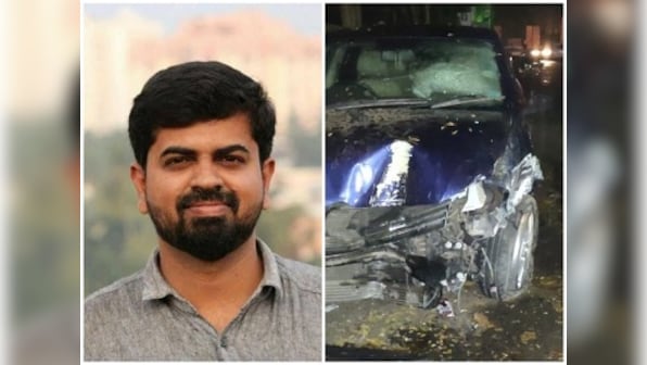 Journalist killed in road accident in Kerala's Thiruvananthapuram; witness say car involved had 'drunk' IAS officer behind wheels