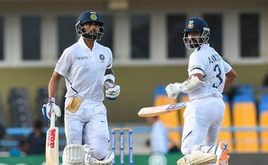 Virat Kohli, Ajinkya Rahane's unbeaten half-centuries put India in commanding position on Day 3 of first Test against West Indies in Antigua