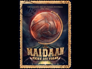 Maidaan: Ajay Devgn, Keerthy Suresh's sports drama gets title, first poster; Amit Sharma begins filming Maidaan: Ajay Devgn, Keerthy Suresh's sports drama gets title, first poster; Amit Sharma begins filming