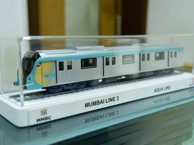 Devendra Fadnavis unveils model coaches for Mumbai Metro line-3; Colaba-Bandra-SEEPZ 'aqua line' trains to feature dedicated wheelchair area Devendra Fadnavis unveils model coaches for Mumbai Metro line-3; Colaba-Bandra-SEEPZ 'aqua line' trains to feature dedicated wheelchair area