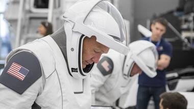 NASA astronauts try out next-gen spacesuits by SpaceX for the 2020 mission