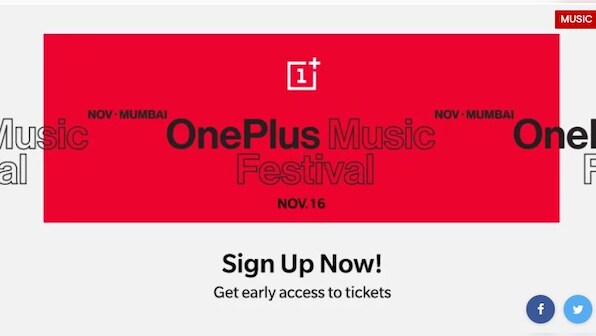 OnePlus Music Festival to be held on 16 November in Mumbai, early access for tickets now open