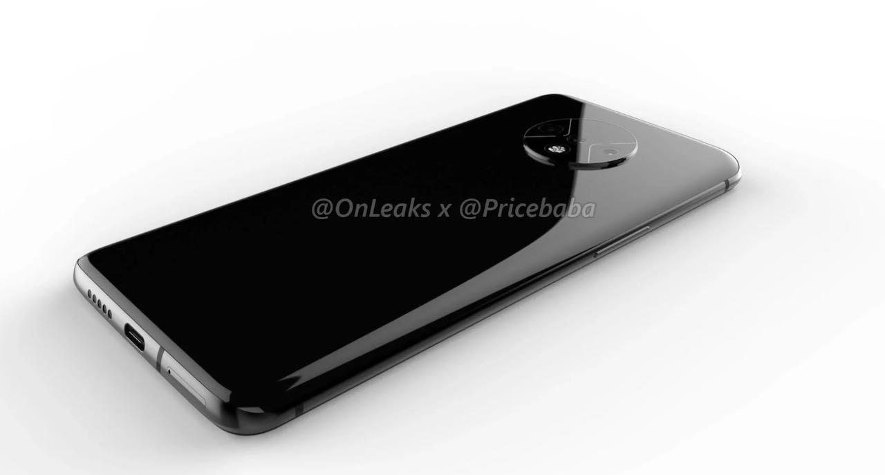 OnePlus 7T 3D render. Image: Pricebaba