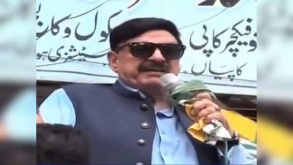 Pakistan railway minister gets electric shock while speaking against Narendra Modi at rally; video of incident goes viral