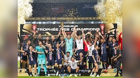 French Champions Trophy: Kylian Mbappe stars as Neymar-less Paris Saint-Germain beat Rennes to win first title of season