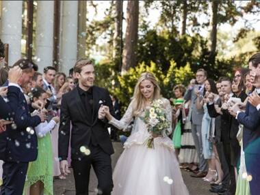 PewDiePie marries longtime partner Marzia Bisognin in London, says 'I'm the happiest I can be'