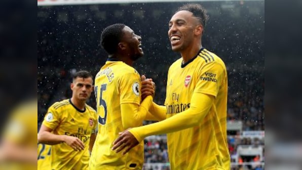 Premier League: Pierre-Emerick Aubameyang seals Arsenal victory over Newcastle; VAR denies Wolves at Leicester
