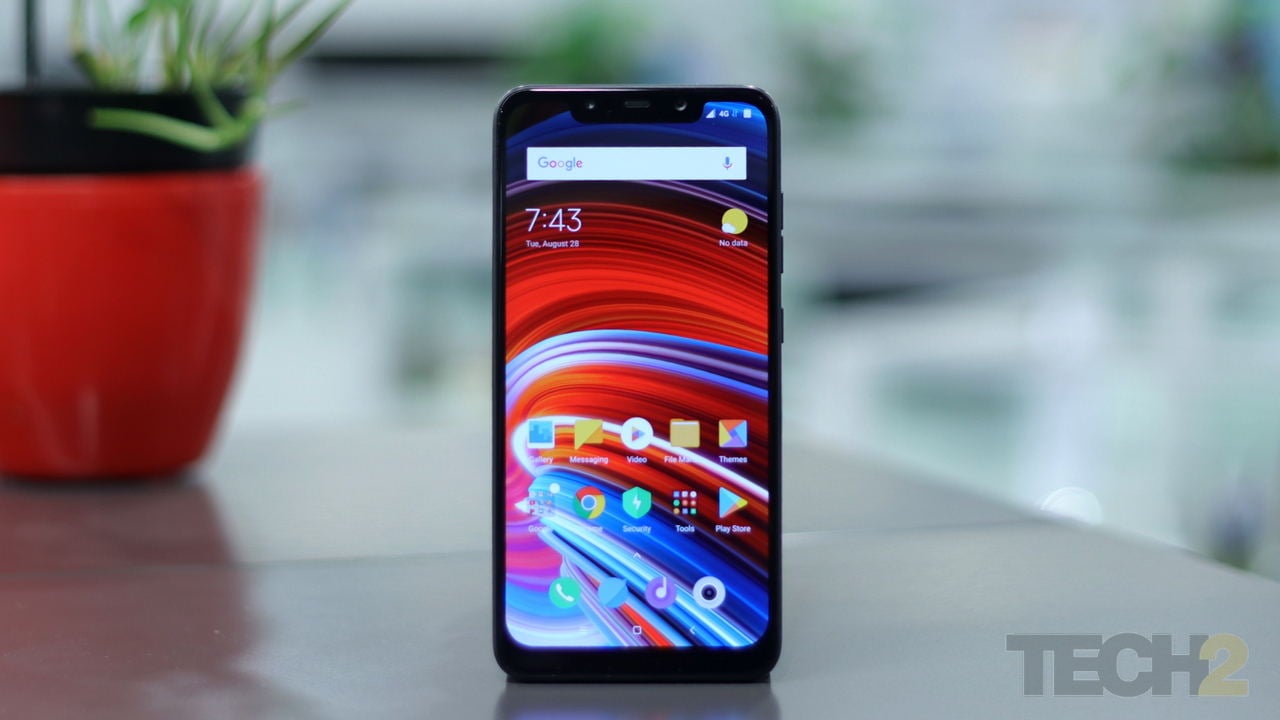 Poco F1 features a .Image: Tech2.