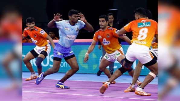 Pro Kabaddi 2019 Highlights, UP Yoddha vs Puneri Paltan at Delhi: Shrikant Jadhav impresses in Yoddha's win