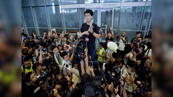 Hong Kong pro-democracy activist Joshua Wong arrested ahead of planned weekend protests