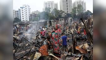 Around 3,000 homeless as fire guts Bangladesh slum; no casualties reported as residents were away celebrating Eid, say officials