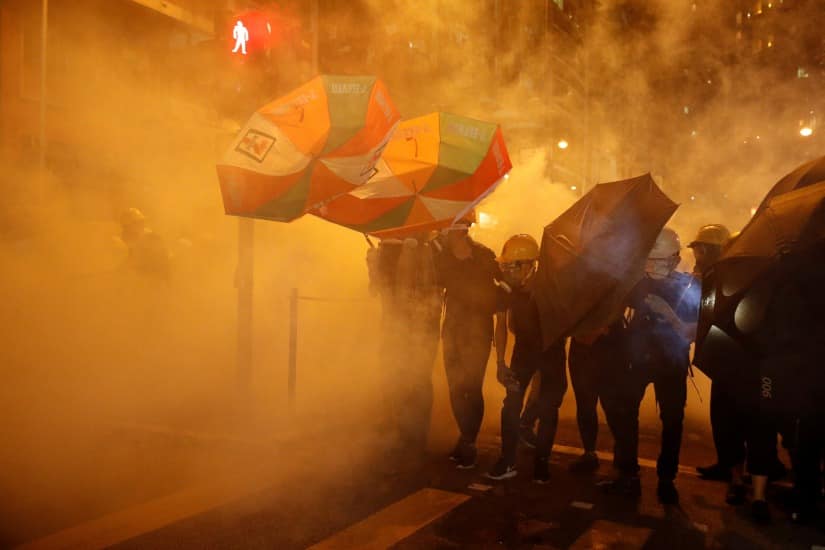 Anger has been sharpened among protesters by the perceived heavy-handedness of the police, who have used tear gas, baton charges and rubber bullets in incidents that have gained wide attention on social media. Reuters