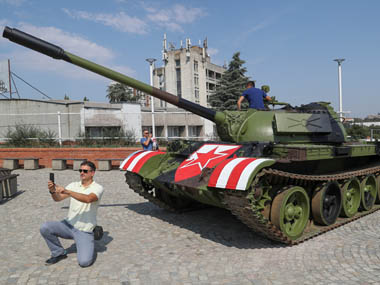 Red Star Belgrade fans criticised for parking army tank outside stadium amidst growing tensions between Serbia and Croatia Red Star Belgrade fans criticised for parking army tank outside stadium amidst growing tensions between Serbia and Croatia