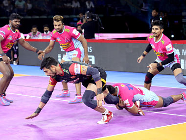 Pro Kabaddi 2019: Rohit Kumar finally comes good for Bengaluru Bulls in commanding win over Jaipur Pink Panthers Pro Kabaddi 2019: Rohit Kumar finally comes good for Bengaluru Bulls in commanding win over Jaipur Pink Panthers