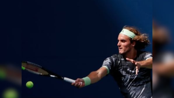 US Open 2019: Eight seed Stefanos Tsitsipas calls chair umpire 'weirdo' in opening round loss to Andrey Rublev