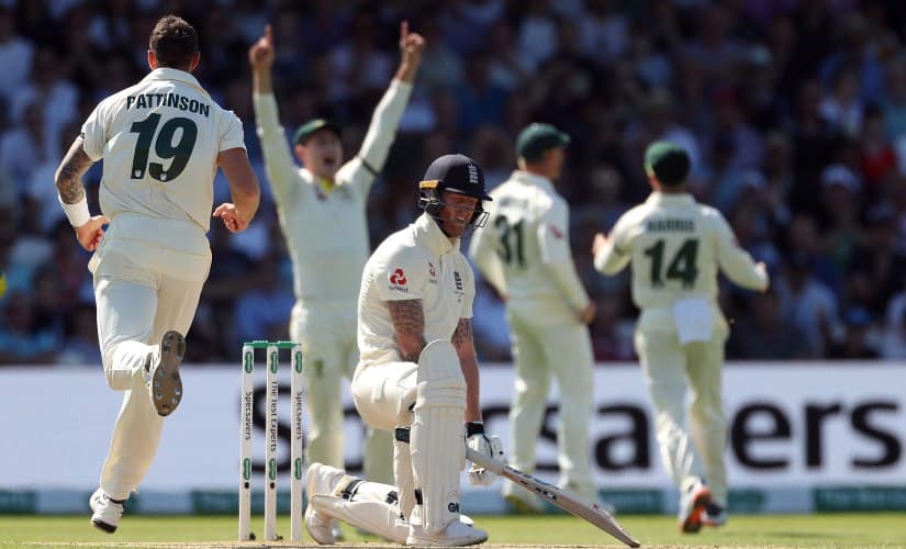 The reaction of England’s Ben Stokes after edging a wide delivery summed up England’s batting woes. Reuters