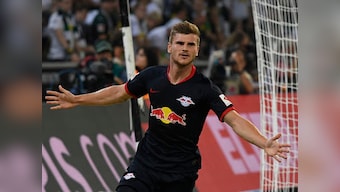 Bundesliga: Timo Werner nets hattrick as RB Leipzig climb to top of the table with win over Borussia Moenchengladbach