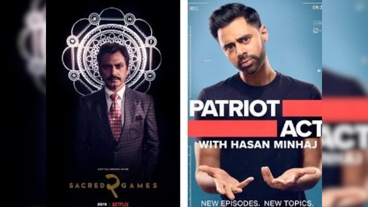 Sacred Games, Mindhunter, Patriot Act: What to watch on Netflix, Zee 5, Alt Balaji, Sony Liv in August