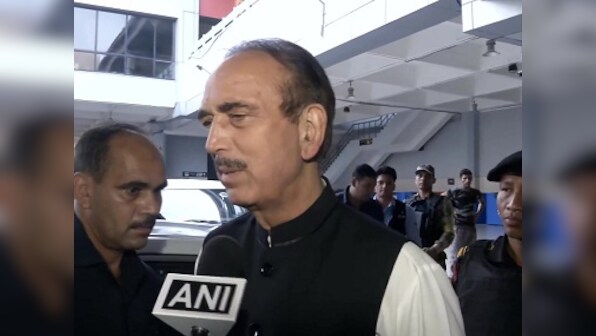 Ghulam Nabi Azad stopped from visiting Jammu and Kashmir for second time, sent back to Delhi from Jammu airport