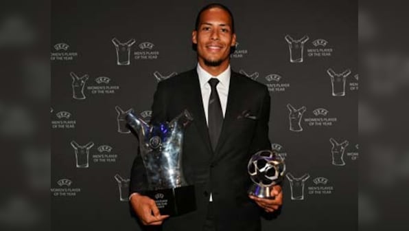 Liverpool's Virgil Van dijk, Lyon's Lucy Bronze win UEFA Player of the Year awards