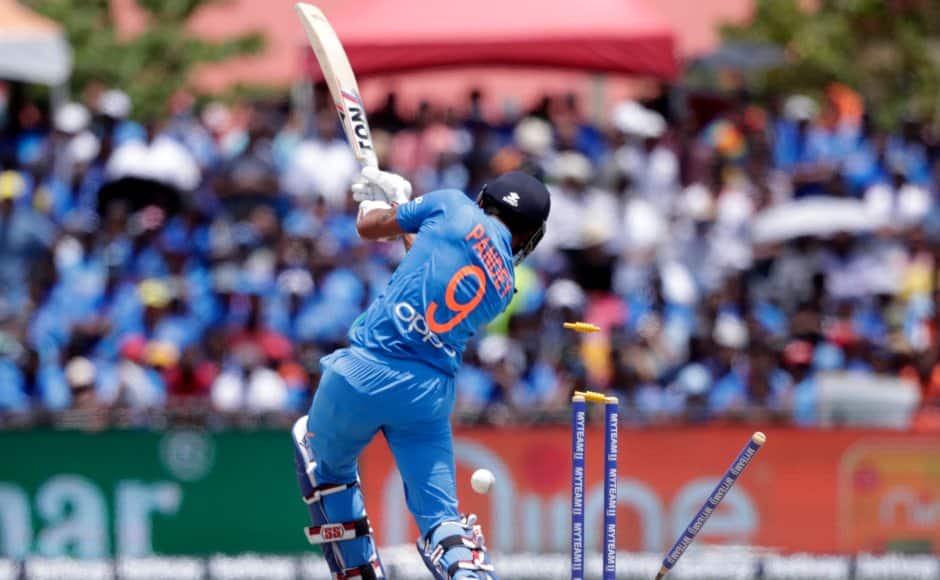 India kept losing wickets during their innings, but the target of 96 was never enough for Virat Kohli’s men. Eventually, Washington Sundar and Ravindra Jadeja took India over the line in the 18th over to gain 1-0 lead in three match T20I series. AP