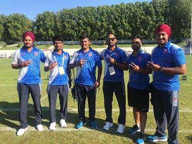 World Archery Youth Championships: Sukhbeer Singh, Sangampreet Singh Bisla and Tushar Phadtare clinch bronze in compound men's team event World Archery Youth Championships: Sukhbeer Singh, Sangampreet Singh Bisla and Tushar Phadtare clinch bronze in compound men's team event