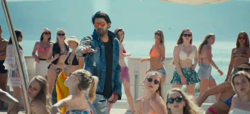 Prabhas in a still from 'Bad Boy Song'. YouTube