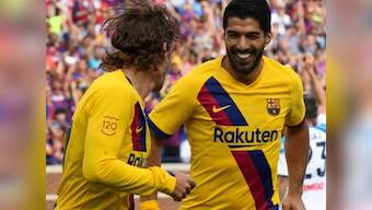 Barcelona vs Napoli friendly: Luis Suarez's brace, Antoine Griezmann goal power Barca to 4-0 win