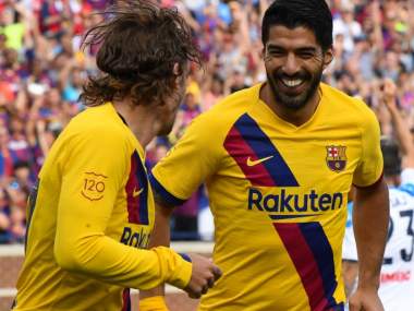 Barcelona vs Napoli friendly: Luis Suarez's brace, Antoine Griezmann goal power Barca to 4-0 win Barcelona vs Napoli friendly: Luis Suarez's brace, Antoine Griezmann goal power Barca to 4-0 win