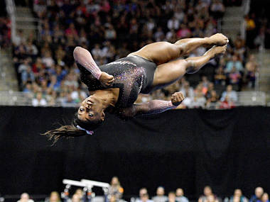 Breathtaking Simone Biles 'unbeatable' rivals say after witnessing unprecedented triple-double floor exercise landing Breathtaking Simone Biles 'unbeatable' rivals say after witnessing unprecedented triple-double floor exercise landing