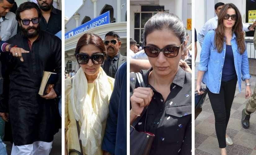 Saif Ali Khan, Sonali Bendre, Tabu and Neelam. Image from Twitter