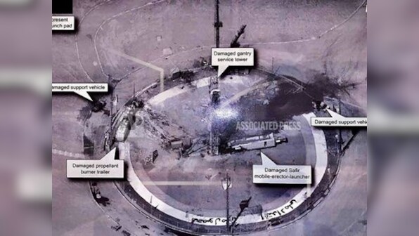 Unexplained explosion of rocket at Iranian space centre raises suspicion of sabotage; Donald Trump tweets classified image of blast site