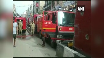 Blaze breaks out at Delhi's Gandhi Nagar Market; 21 fire tenders arrive at spot, no casualties reported so far