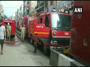 Blaze breaks out at Delhi's Gandhi Nagar Market; 21 fire tenders arrive at spot, no casualties reported so far