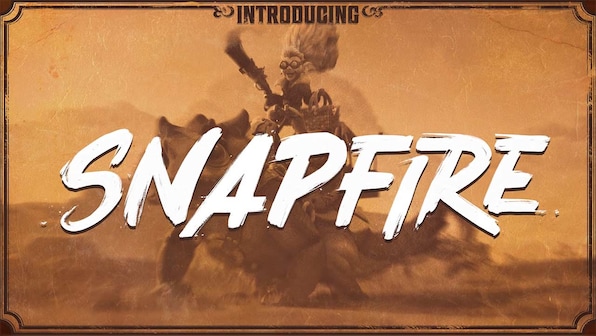 Dota 2 new hero Snapfire is a granny who gives cookies on a fire-breathing lizard