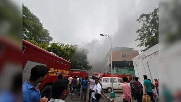 Day after fire at Delhi's AIIMS, admin says hospital fully functional; Harsh Vardhan reviews situation, officials initiate internal inquiry