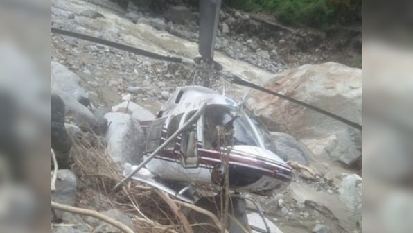 Helicopter services in Uttarakhand's flood-hit Arakot suspended following two crashes in four days, may impact relief work
