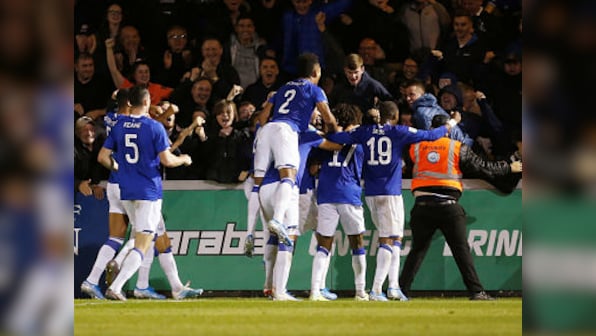 English League Cup: Alex Iwobi scores first Everton goal to fire Toffees into third round, Burnley knocked out
