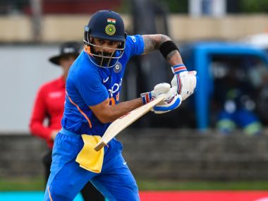 India vs West Indies: Virat Kohli says blow on thumb not serious, should be fine for 1st Test India vs West Indies: Virat Kohli says blow on thumb not serious, should be fine for 1st Test