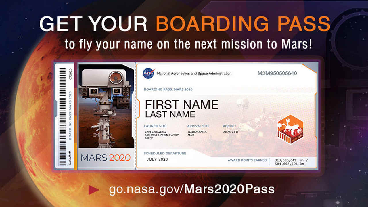 How to send your name to Mars aboard NASA's Mars 2020 rover mission How to send your name to Mars aboard NASA's Mars 2020 rover mission