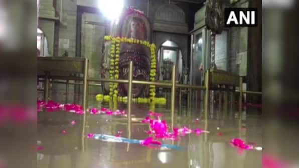 Amid incessant downpour in MP’s Mandsaur, water from Shivna river enters Pashupatinath temple; rains expected to continue for 24 hours