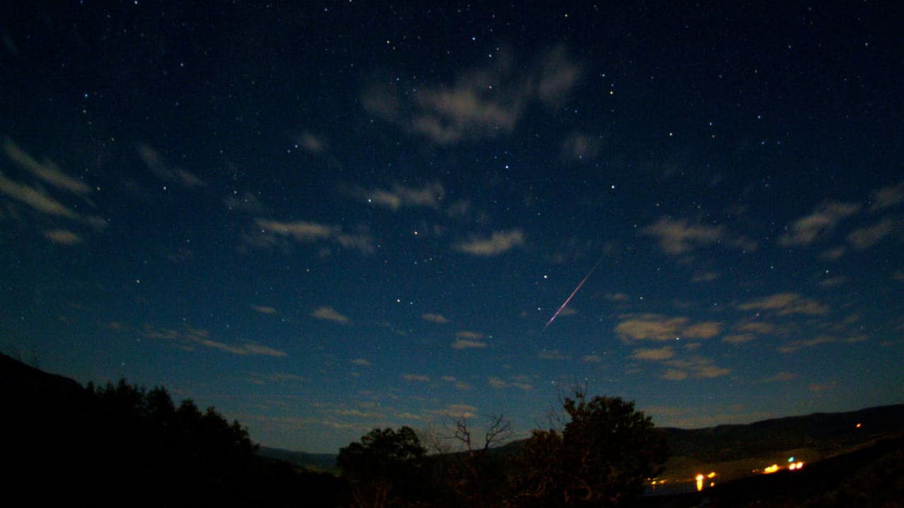 Stunning display of the annual Perseids meteor shower through the ages