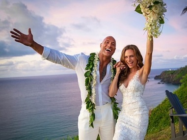 Dwayne Johnson marries longtime partner Lauren Hashian in a secret ceremony at Hawaii, shares pictures on Instagram Dwayne Johnson marries longtime partner Lauren Hashian in a secret ceremony at Hawaii, shares pictures on Instagram