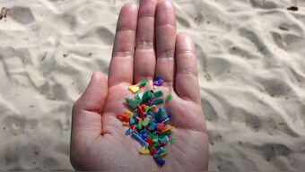 Researchers find microplastic in ice block taken from deep in the Arctic Ocean