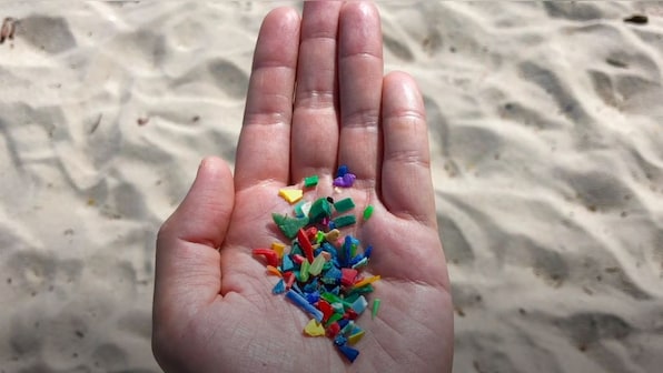 Researchers find microplastic in ice block taken from deep in the Arctic Ocean
