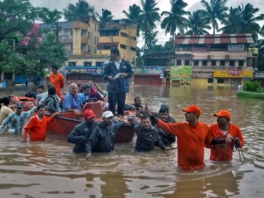 Floods ravage Kolhapur, Sangli in Maharashtra; over 1.32 lakh shifted to safer places, road connectivity hit Floods ravage Kolhapur, Sangli in Maharashtra; over 1.32 lakh shifted to safer places, road connectivity hit