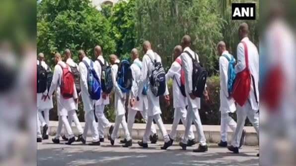 Days after video of UP university students being ragged goes viral, V-C Raj Kumar says preliminary inquiry report denies any such incident